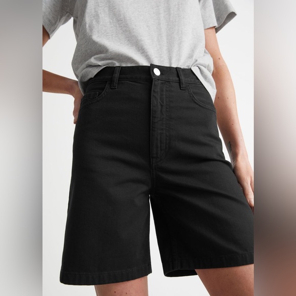 & Other Stories Forever denim shorts size 10 - Picture 2 of 7